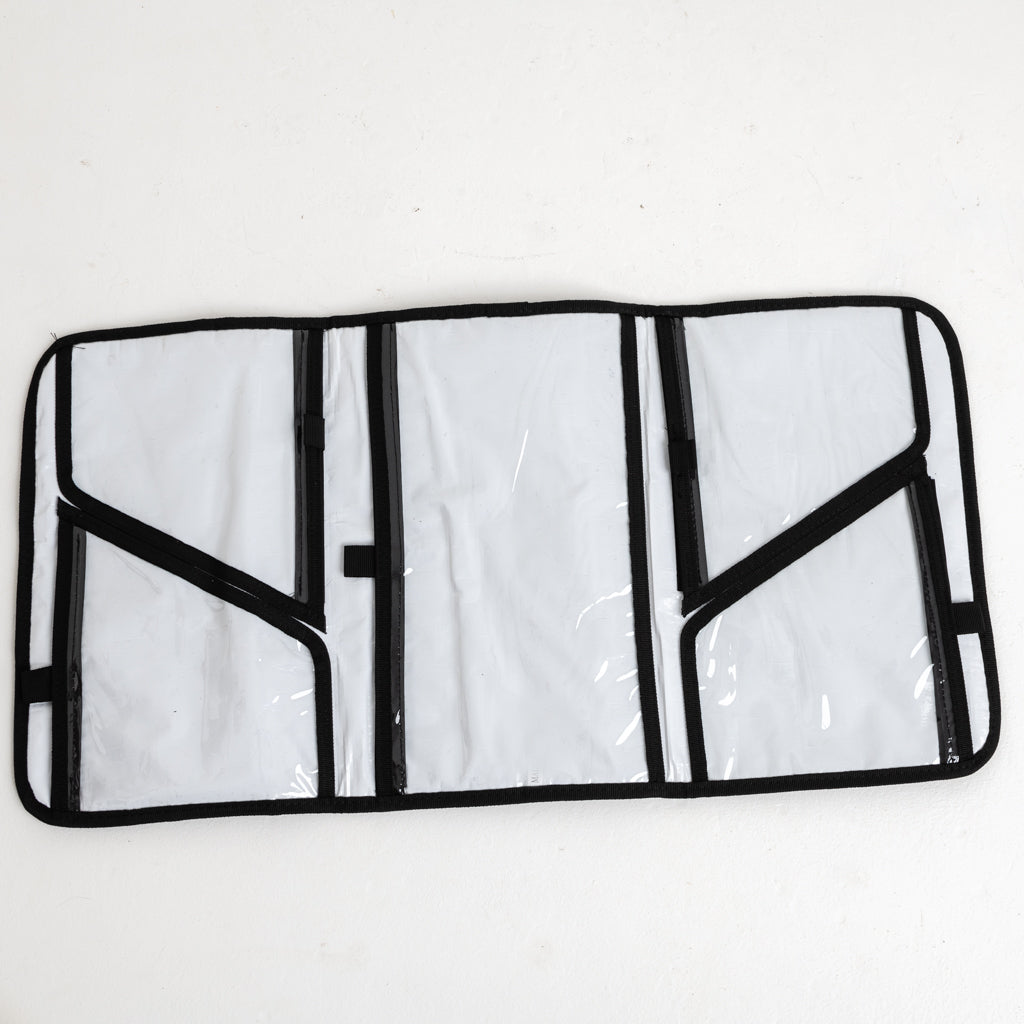 Surf Board Cover SLAB TRAVEL WHEEL LONGBOARD COVER Full Black