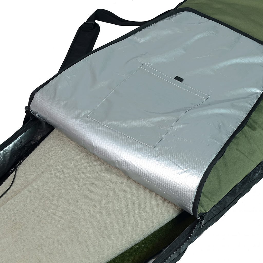 SLAB TRAVEL WHEEL Housse de voyage Army/Noir