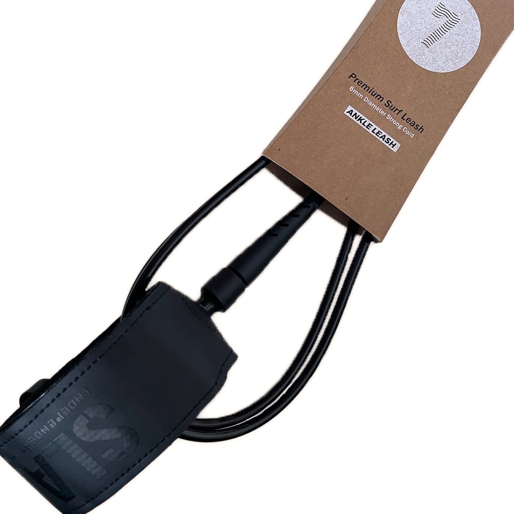 LEASH SLAB LIGHT 7'0 x 6mm - Noir
