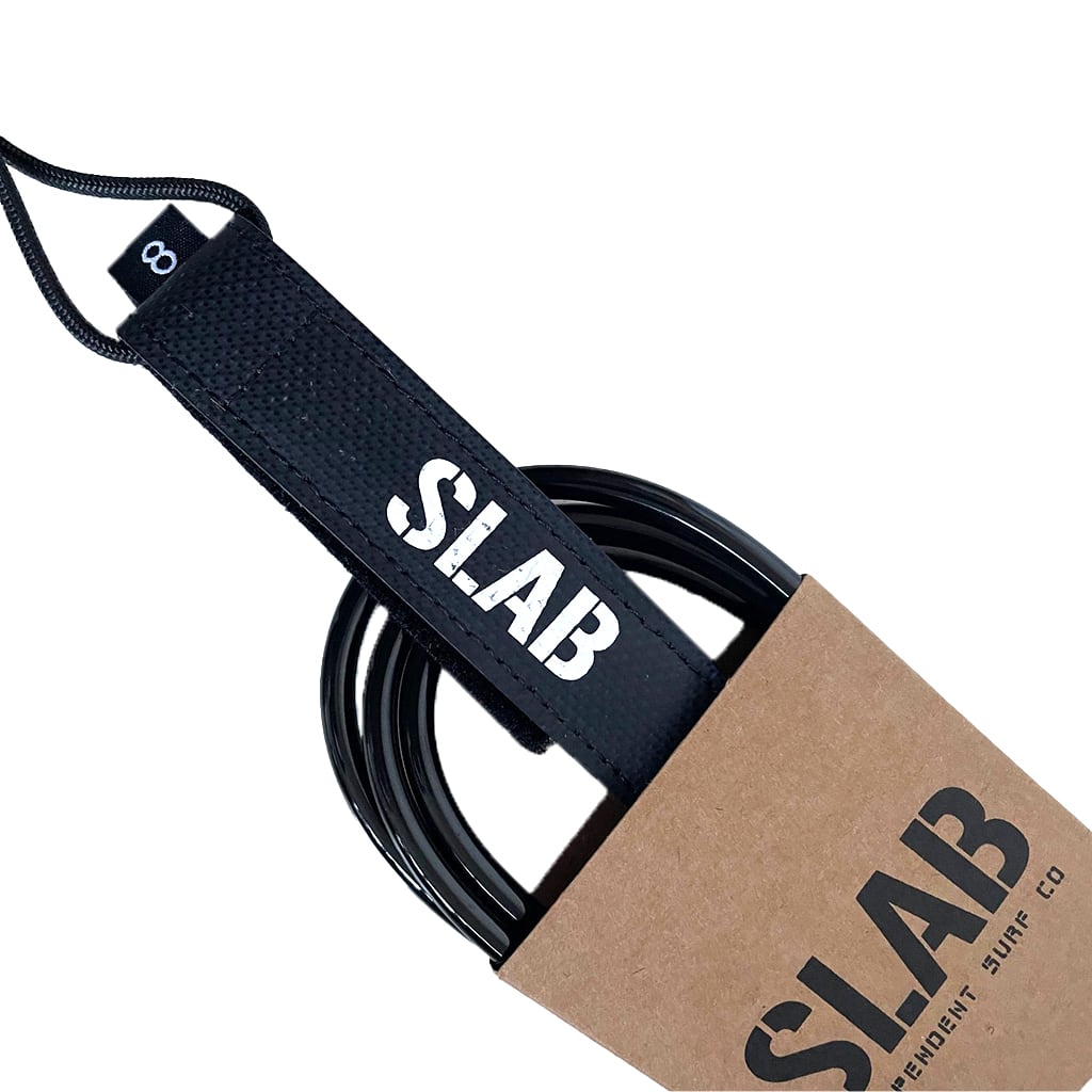 LEASH SLAB LIGHT 8'0 x 6mm - Noir