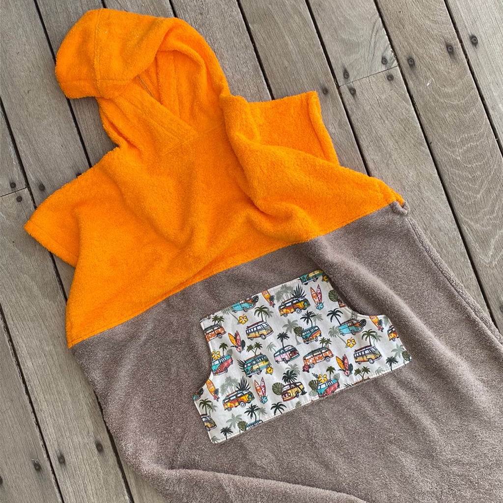 Poncho SLAB PONCHO KID - Orange