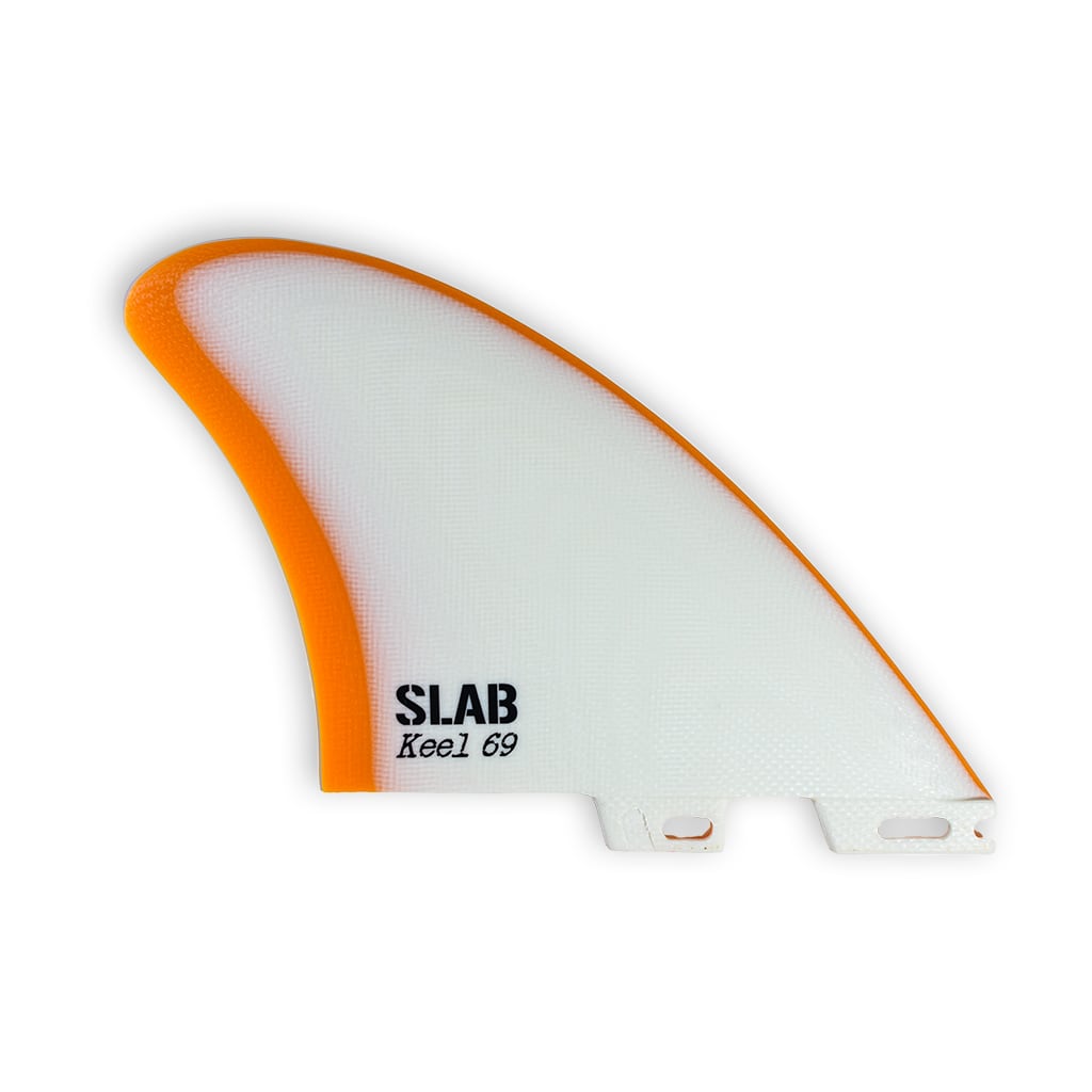 SLAB TWIN KEEL 69 - Blanc/Ambre - 2 Tabs Click