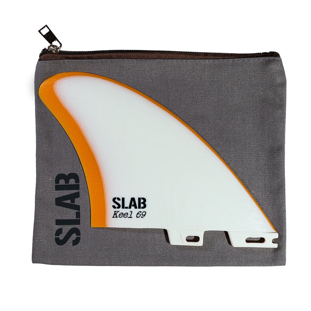 SLAB TWIN KEEL 69 - Blanc/Ambre - 2 Tabs Click