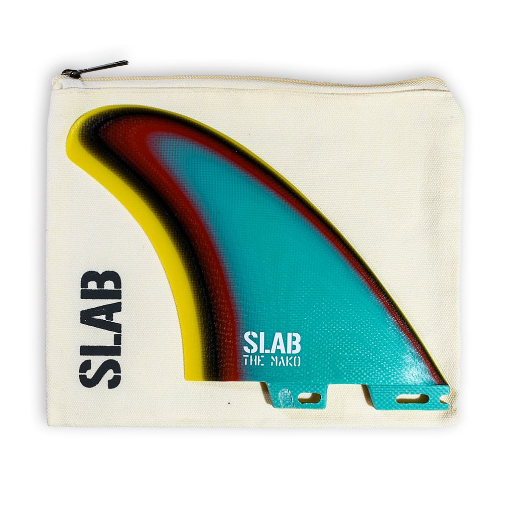 SLAB Twins THE MAKO Fins - Raimbow - 2 Tabs Click