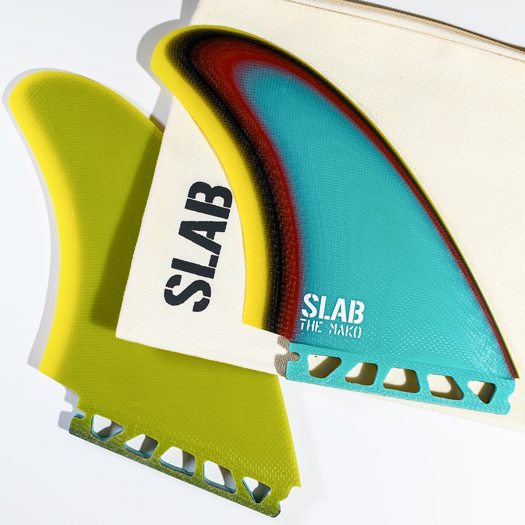 SLAB Twins THE MAKO fins - Raimbow - Futures