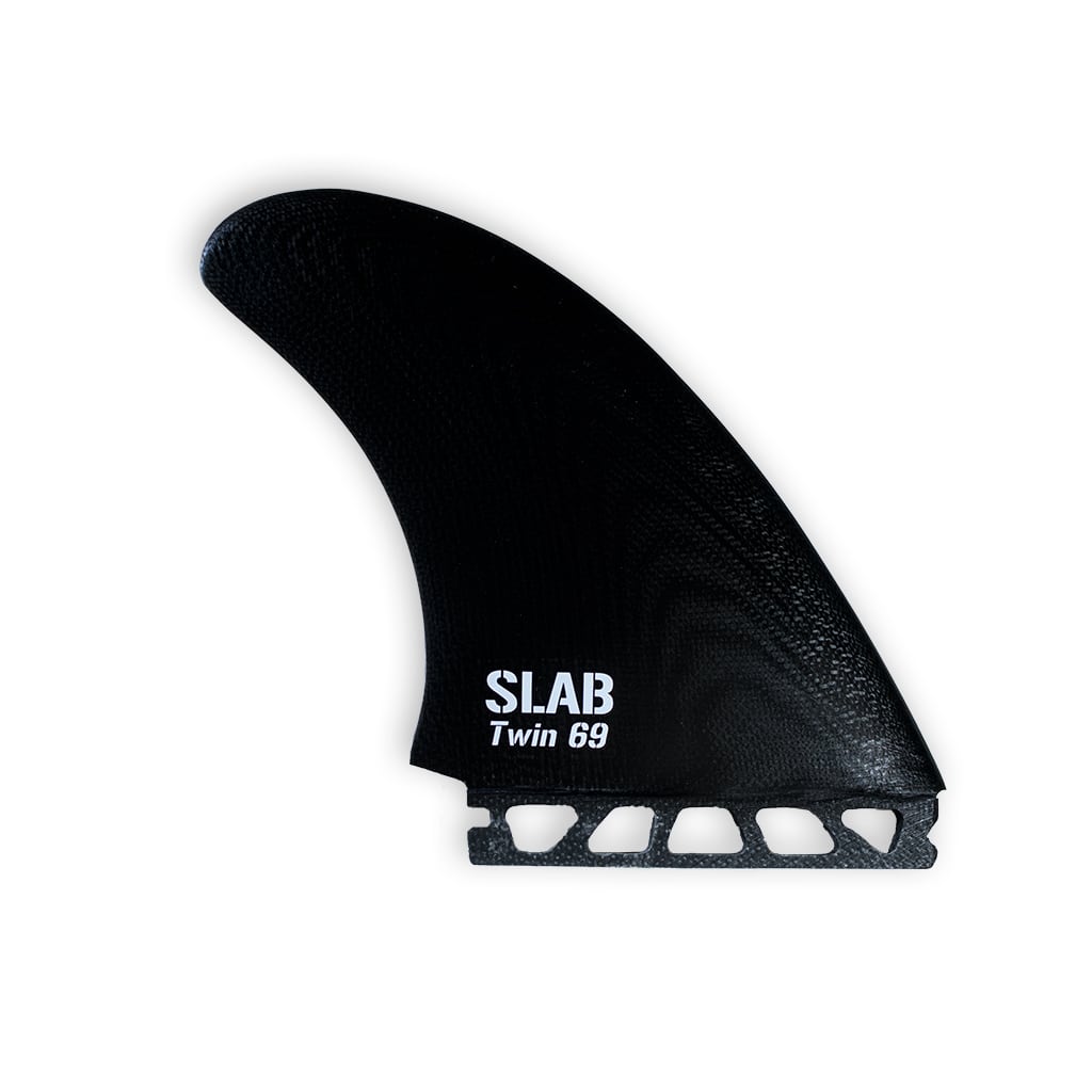 SLAB Twins 69 MR fins - Black - Futures