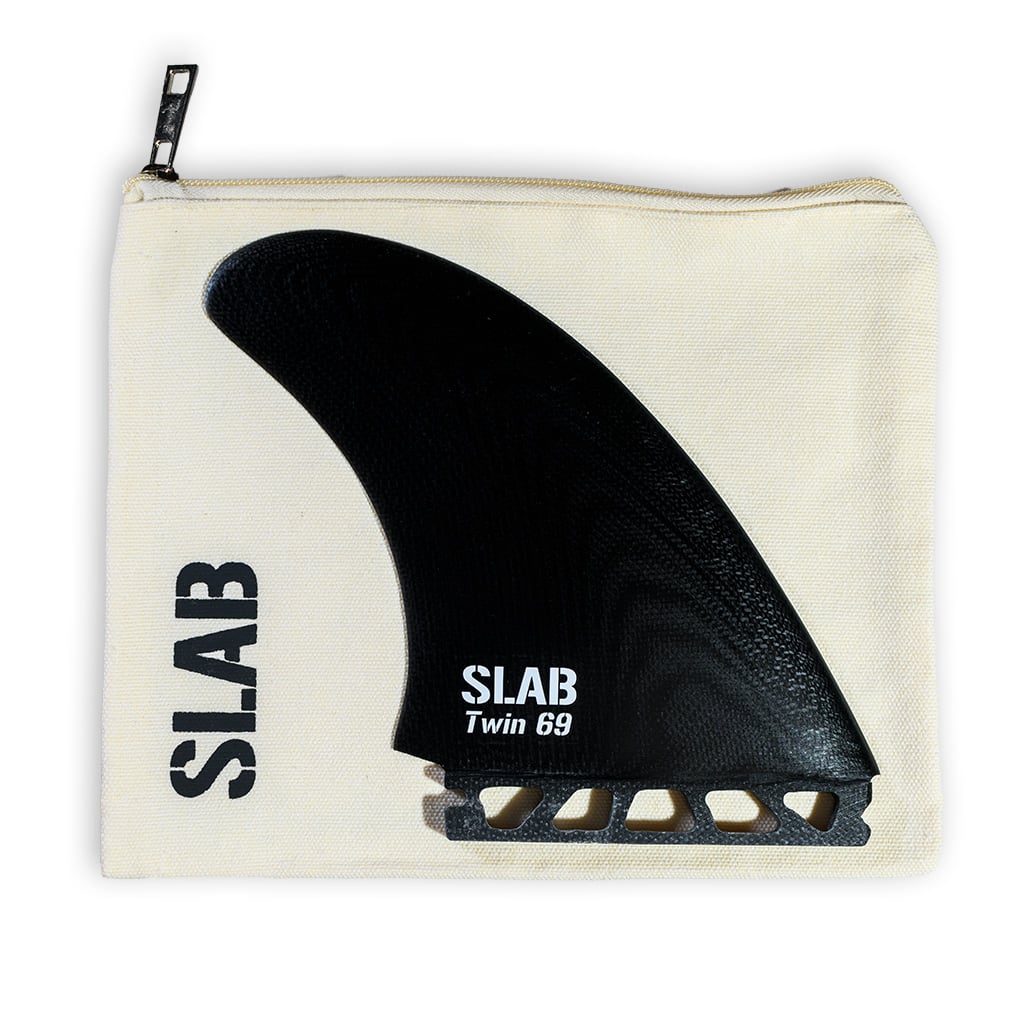 SLAB Twins 69 MR fins - Black - Futures