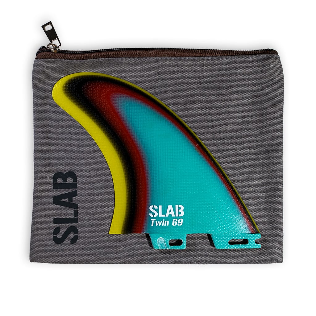 SLAB Twins 69 MR Fins - Raimbow - 2 Tabs Click