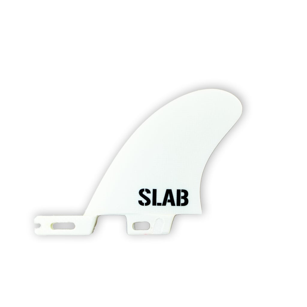 SLAB SIDE STABILIZER fins - White - 2 Tabs Click
