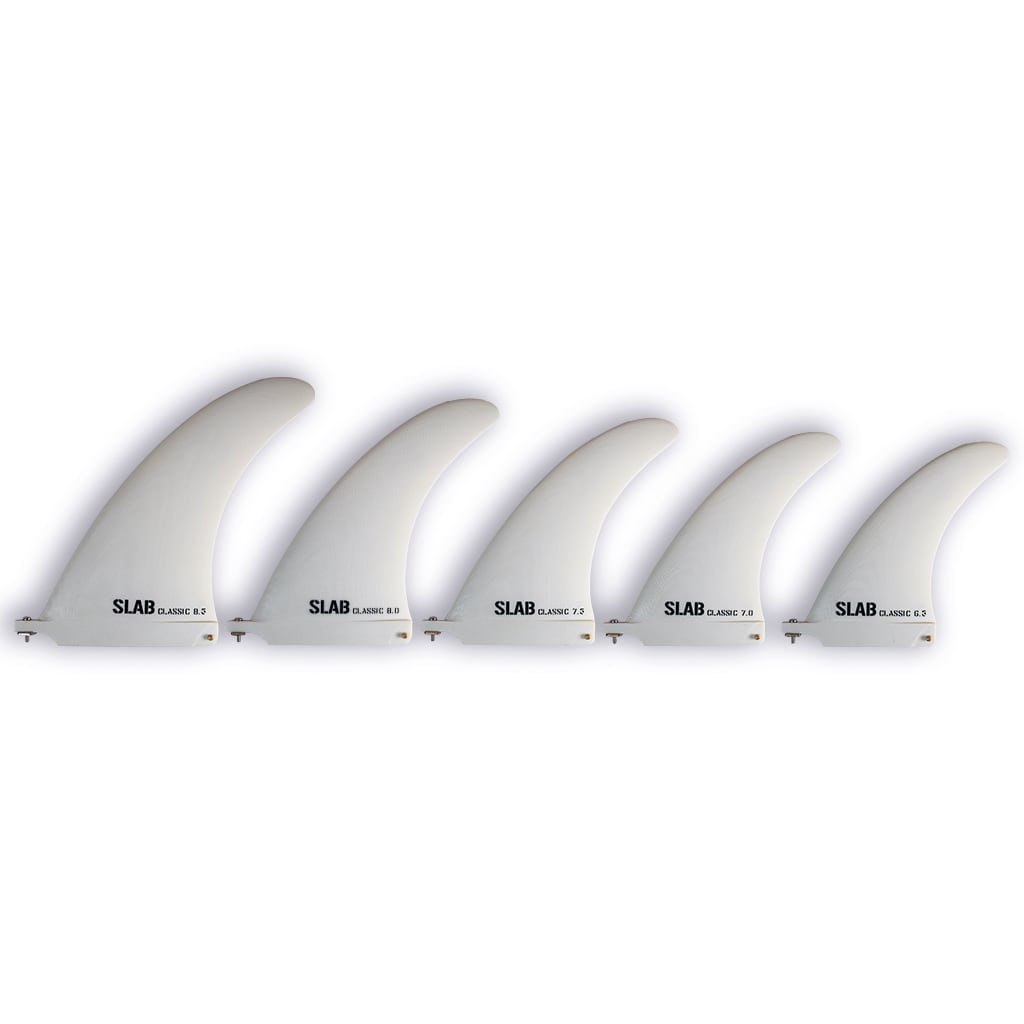 SLAB SINGLE FIN CLASSIC SERIES - Blanc