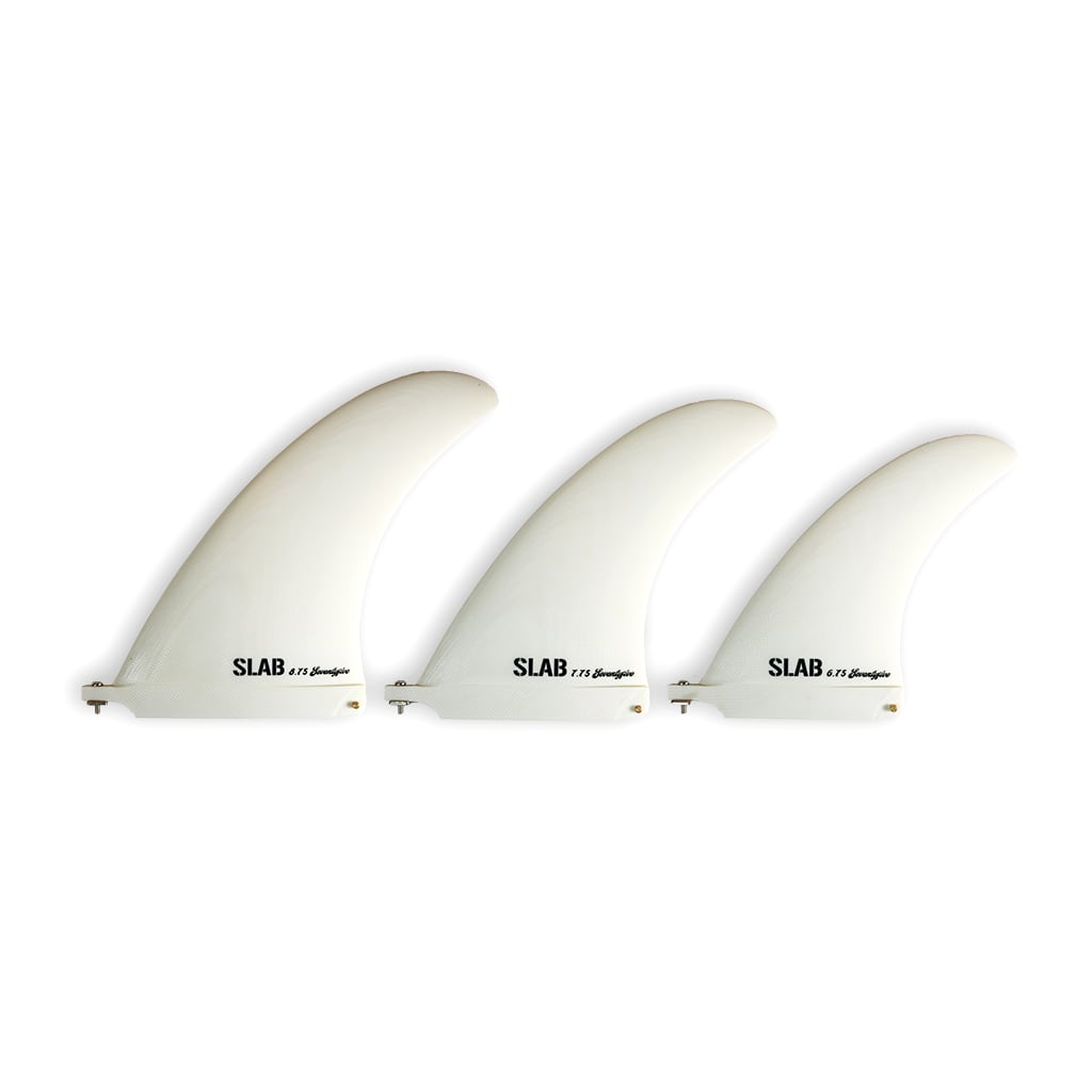 SLAB SINGLE FIN SEVENTYFIVE SERIES - Blanc