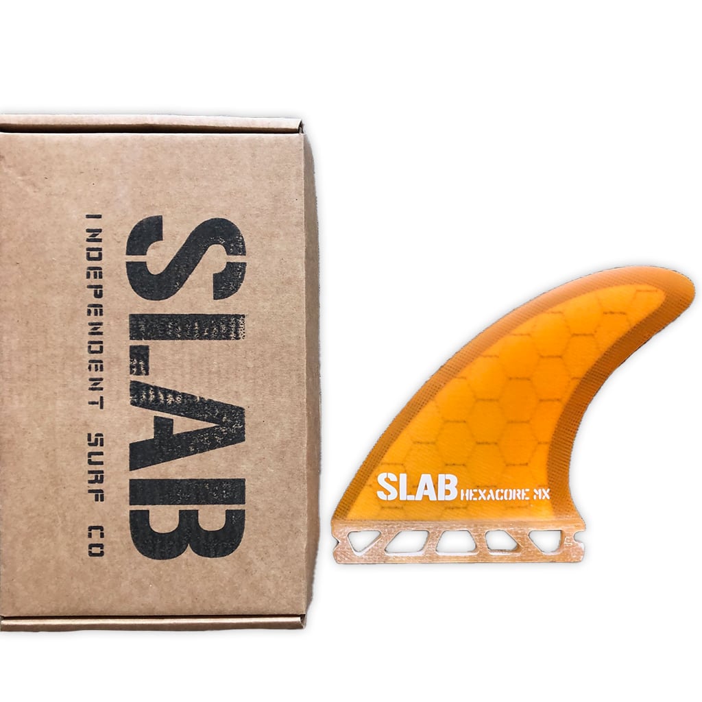 SLAB THRUSTER HEXACORE fins - Full Orange - Futures