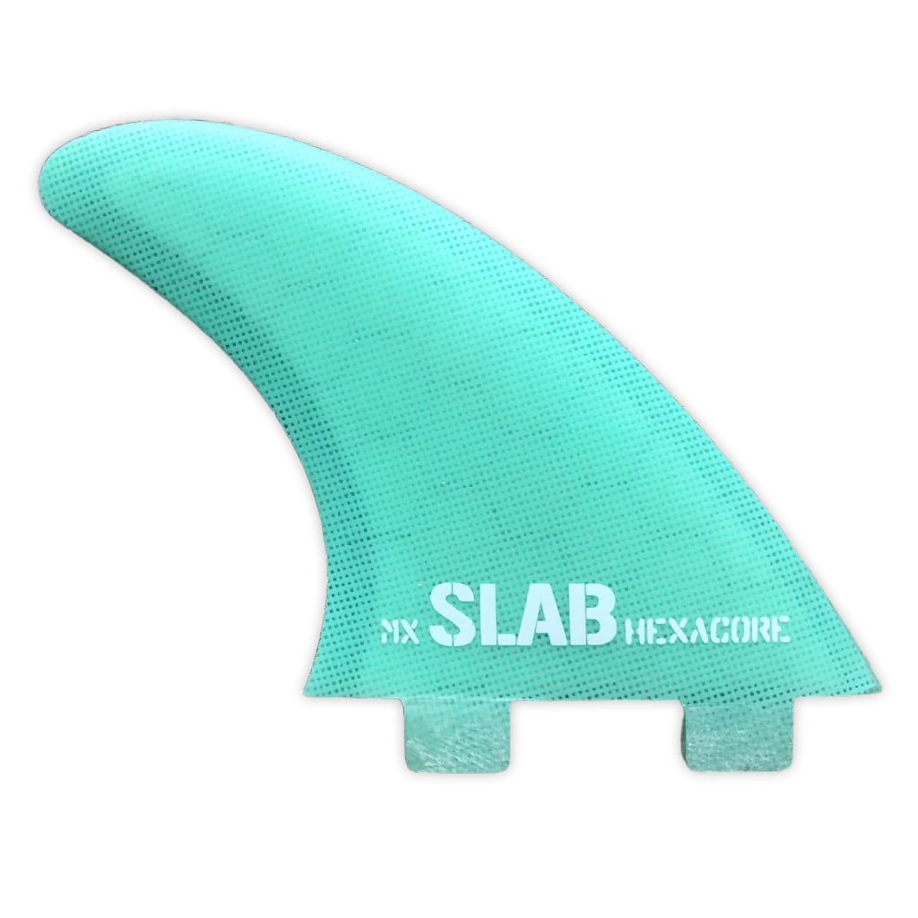 SLAB THRUSTER HEXACORE fins - Water Green - FCS