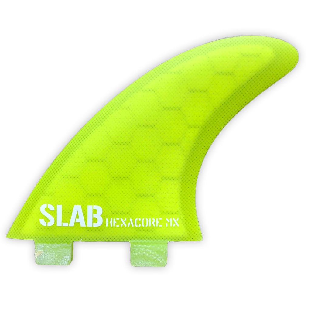SLAB THRUSTER HEXACORE Fins - Full Yellow - FCS