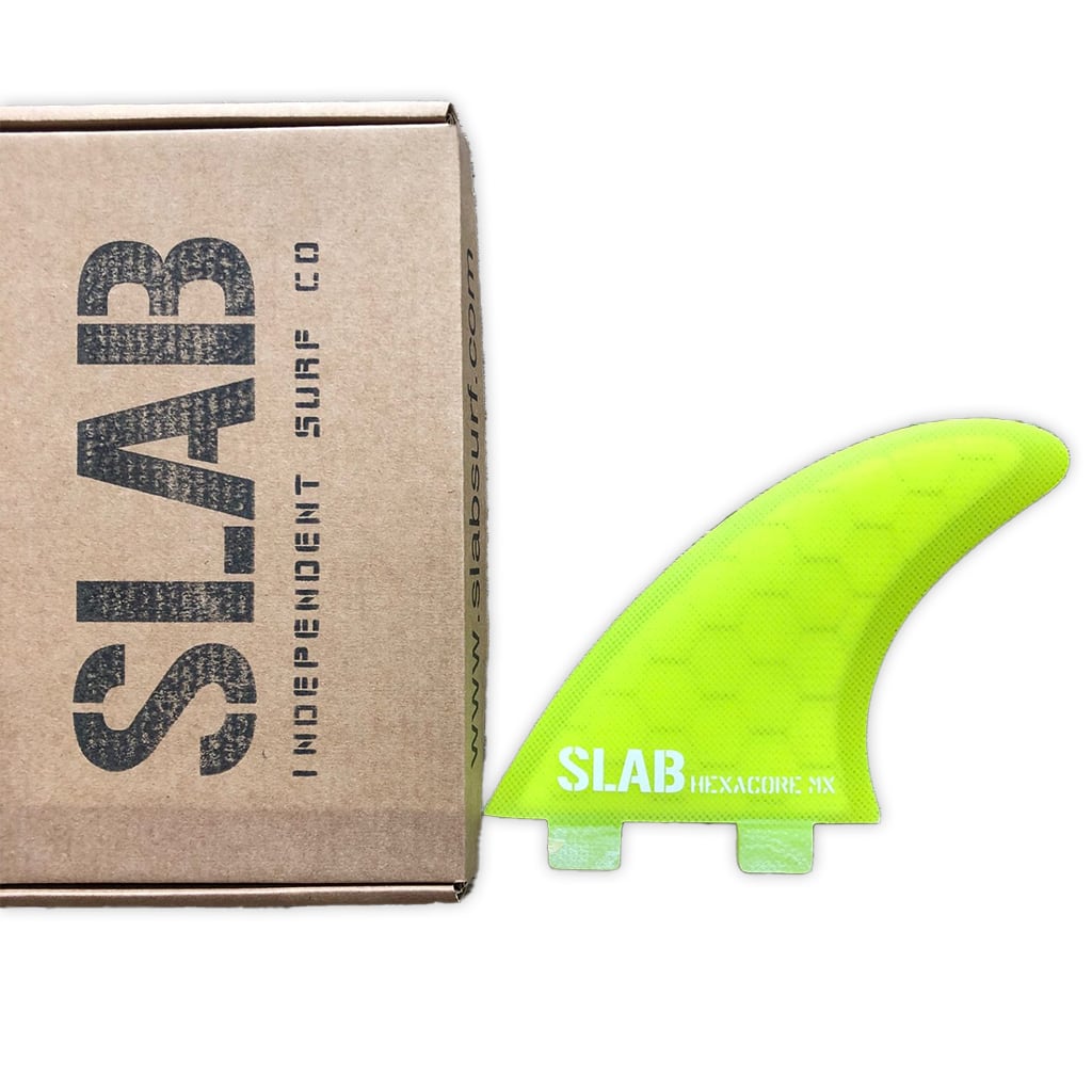 SLAB THRUSTER HEXACORE Fins - Full Yellow - FCS