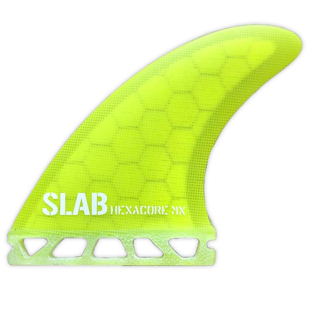 SLAB THRUSTER HEXACORE fins - Full Yellow - Futures