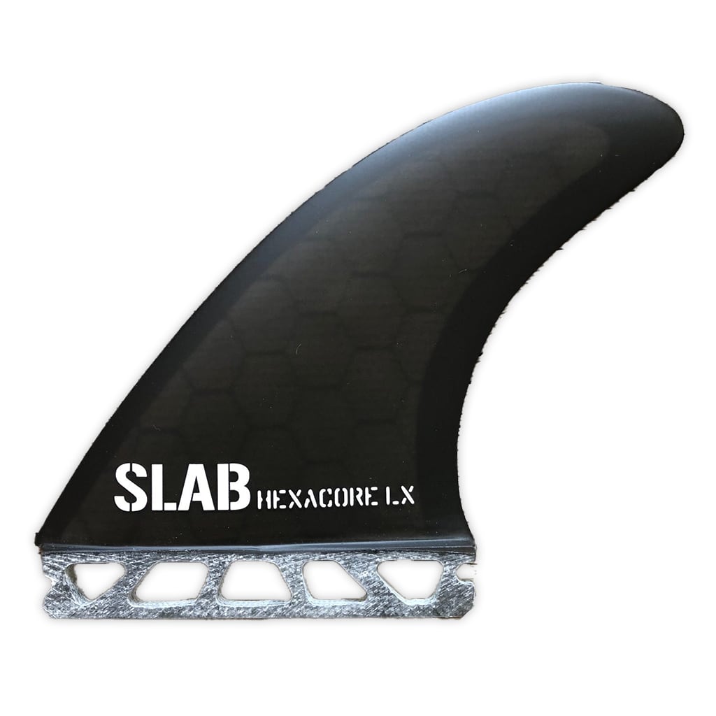 SLAB THRUSTER HEXACORE fins - Full Black - Futures