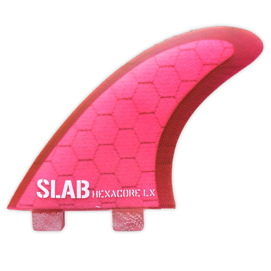 SLAB THRUSTER HEXACORE Fins - Full Pink - FCS