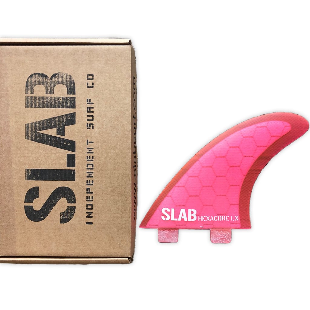 SLAB THRUSTER HEXACORE Fins - Full Pink - FCS