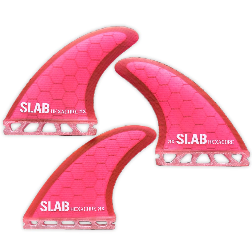 SLAB THRUSTER HEXACORE Fins - Full Pink - Futures