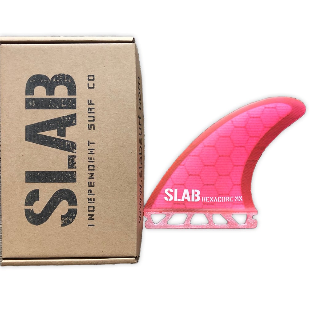 SLAB THRUSTER HEXACORE Fins - Full Pink - Futures