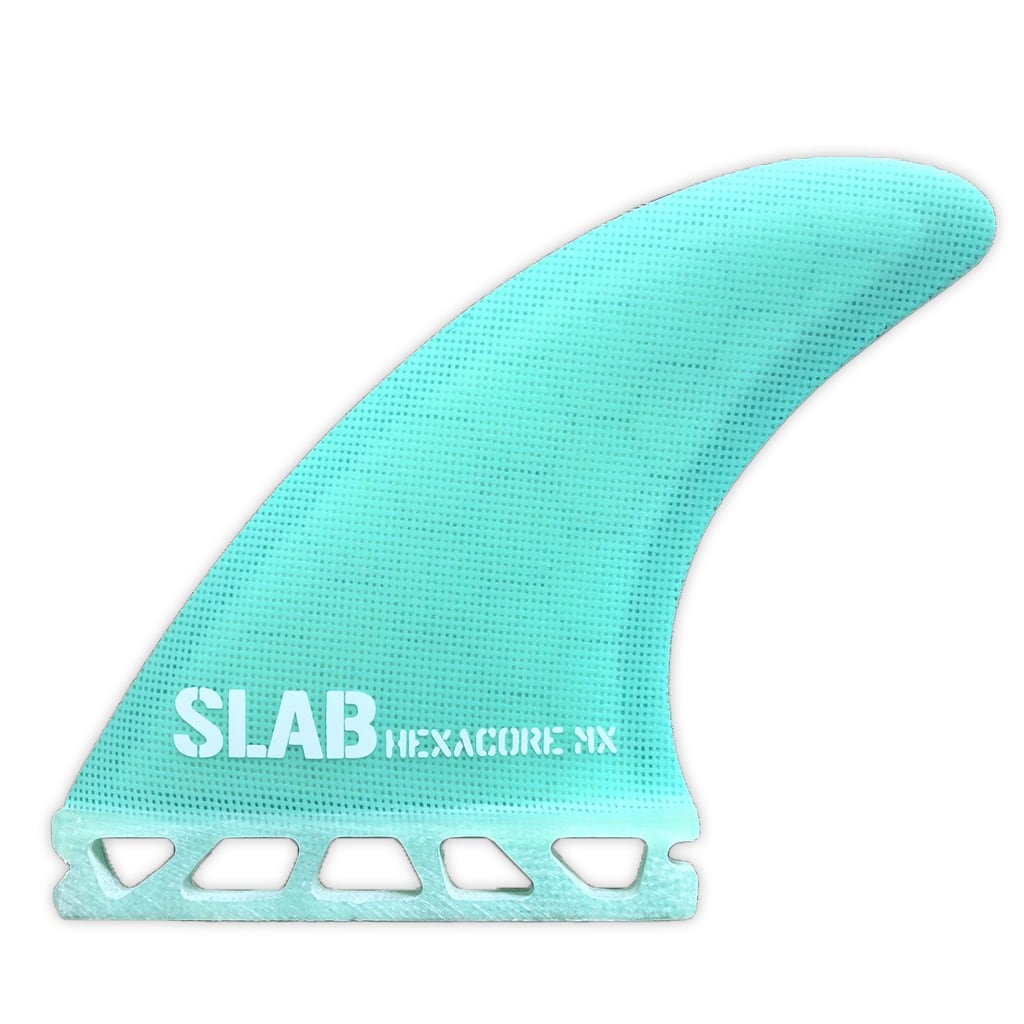 SLAB THRUSTER HEXACORE fins - Full Water Green - Futures