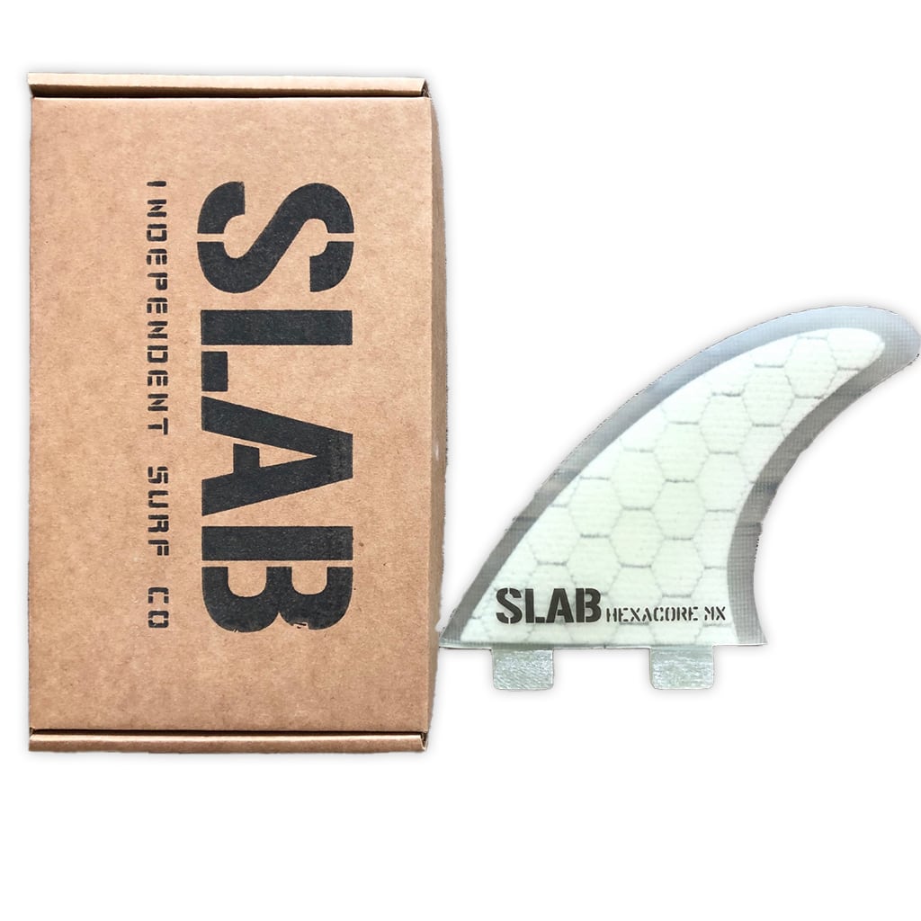 SLAB THRUSTER HEXACORE Fins - Full White - FCS