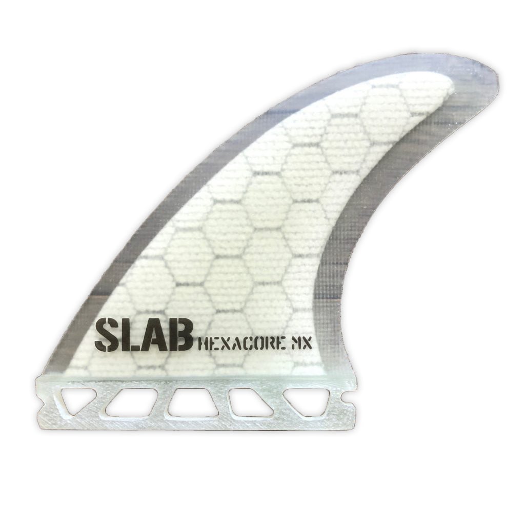 SLAB THRUSTER HEXACORE Fins - Full White - Futures