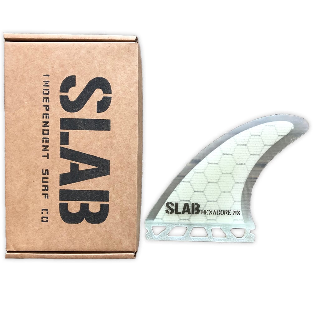 SLAB THRUSTER HEXACORE Fins - Full White - Futures