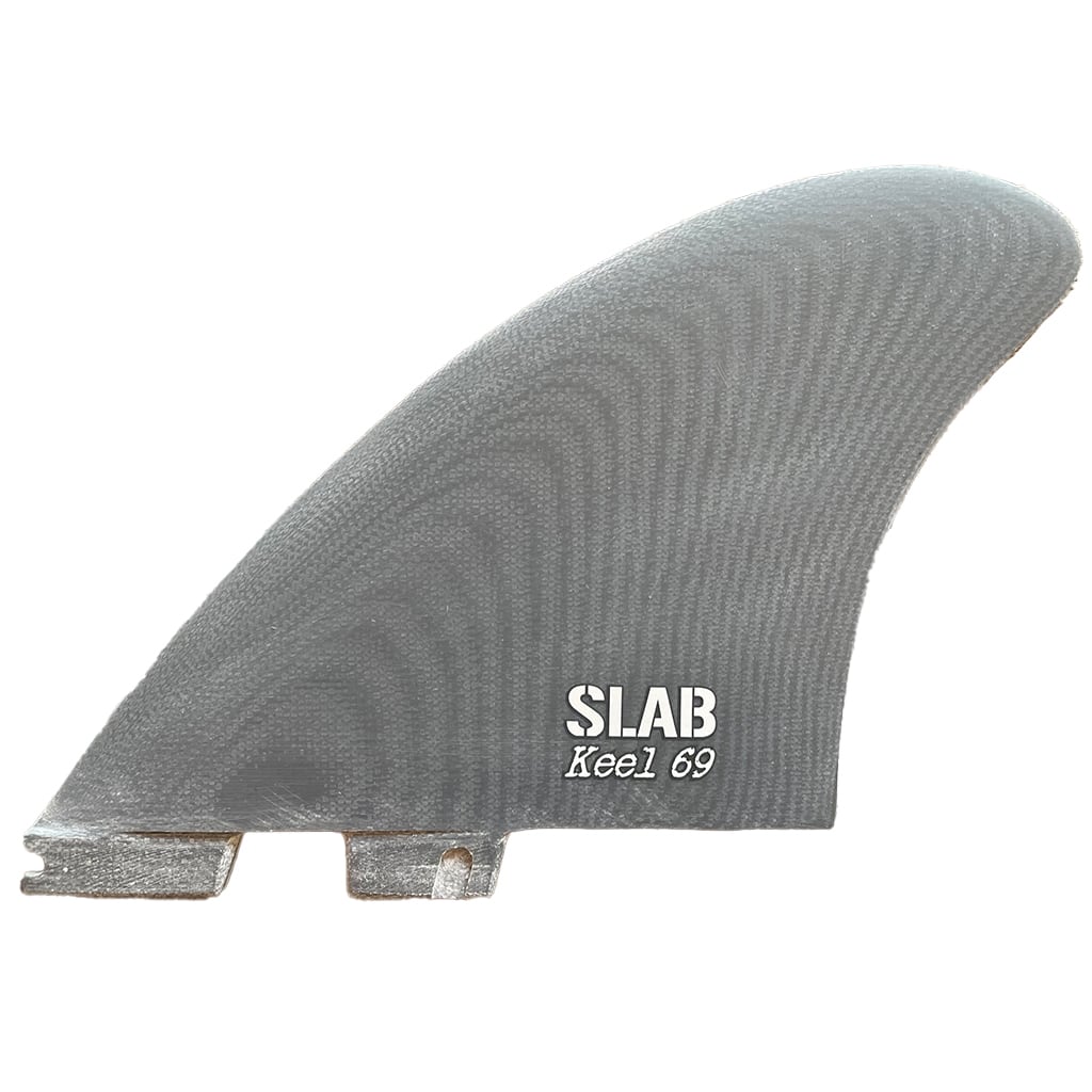 SLAB TWIN KEEL 69 Fins - Gray - 2 Tabs Click