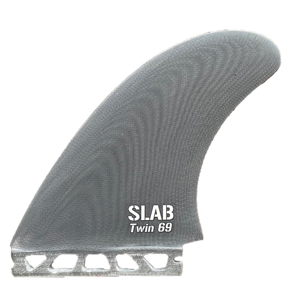 SLAB Twins 69 MR fins - Gray - Futures