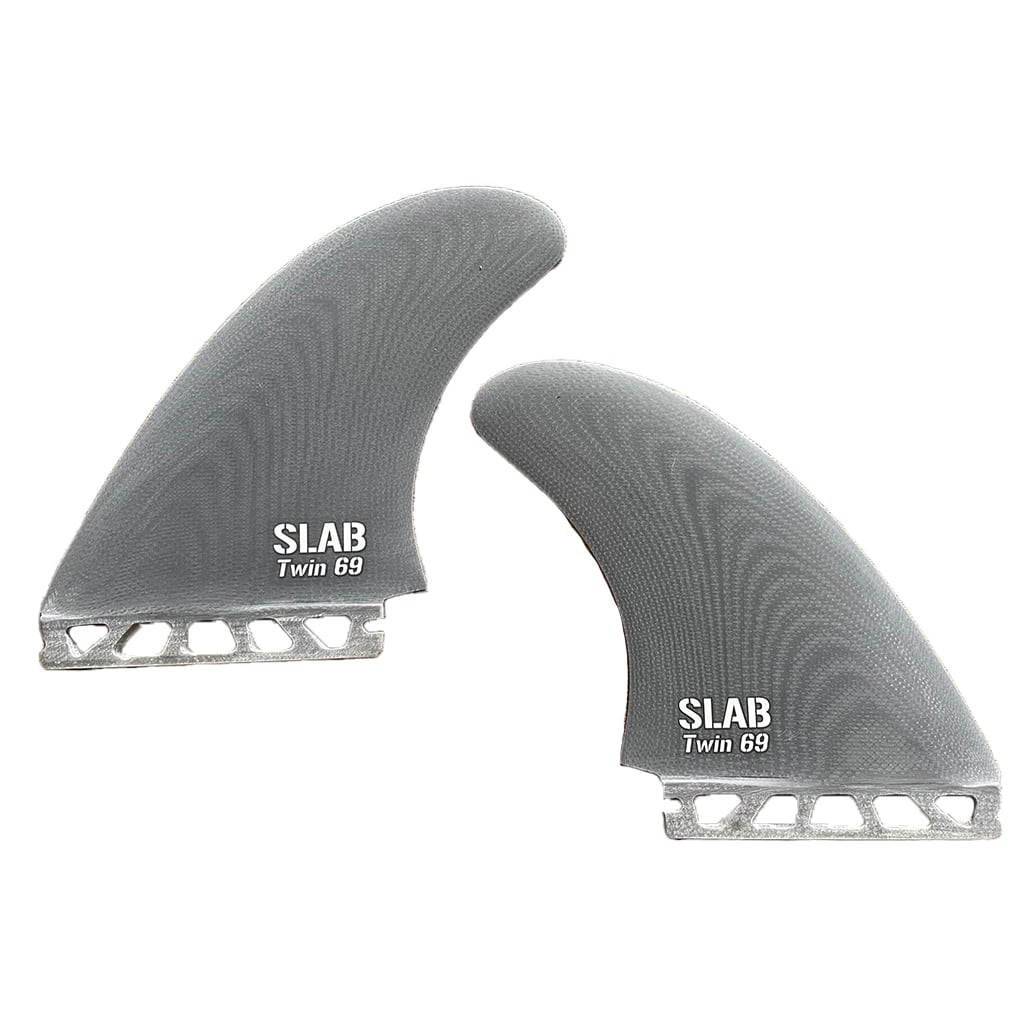 SLAB Twins 69 MR fins - Gray - Futures