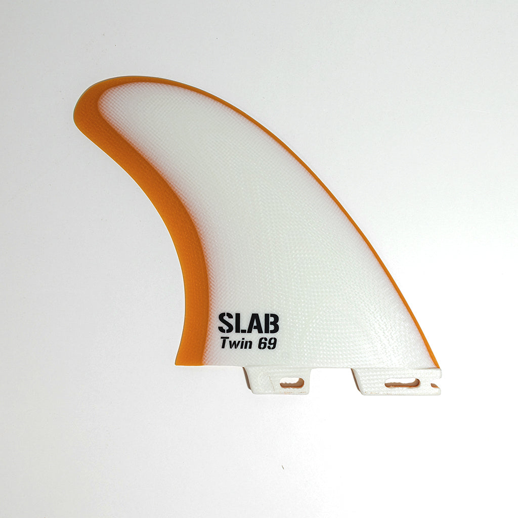 Quillas SLAB Twins 69 M.R. - White/Amber - 2 Tabs Clic