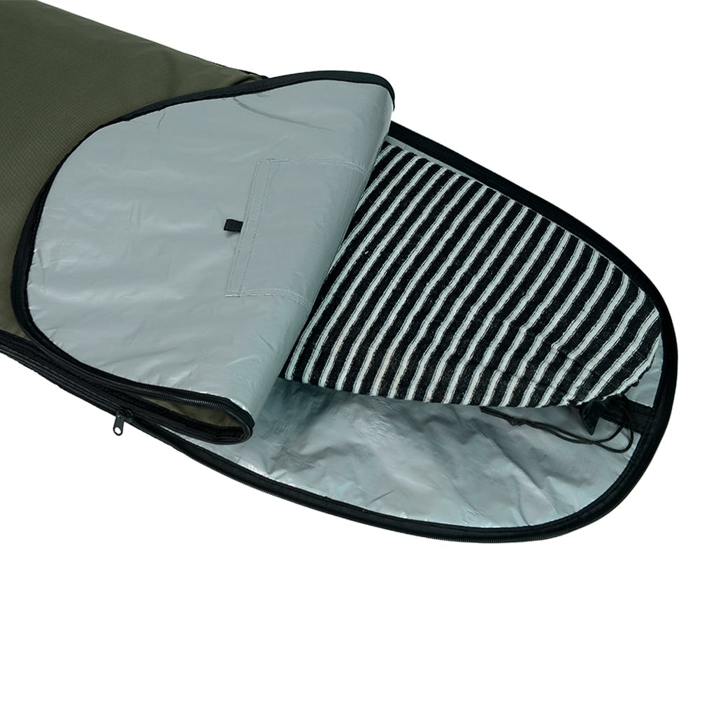 SLAB Daily and Travel Surfboard Cover GRAY/BLACK