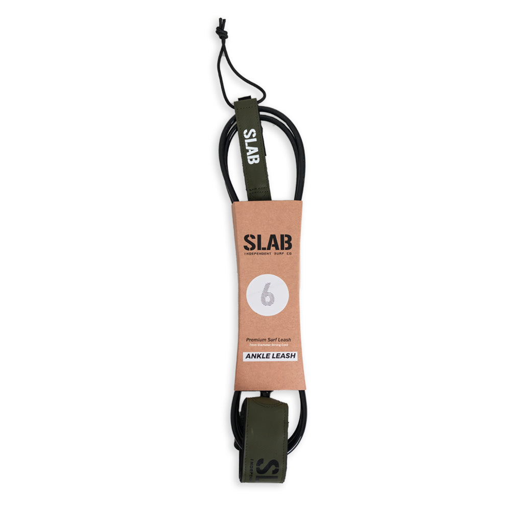 LEASH SLAB COMP 6'0 x 7mm - Black/Army
