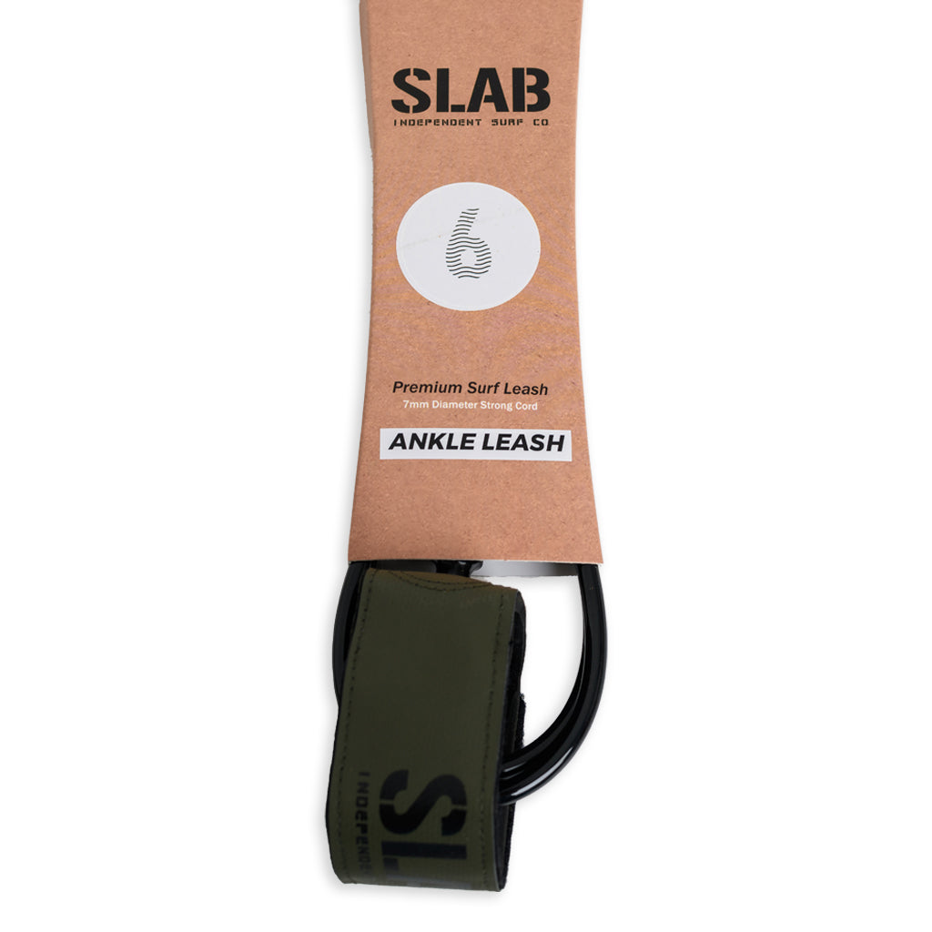 LEASH SLAB COMP 6'0 x 7mm - Black/Army