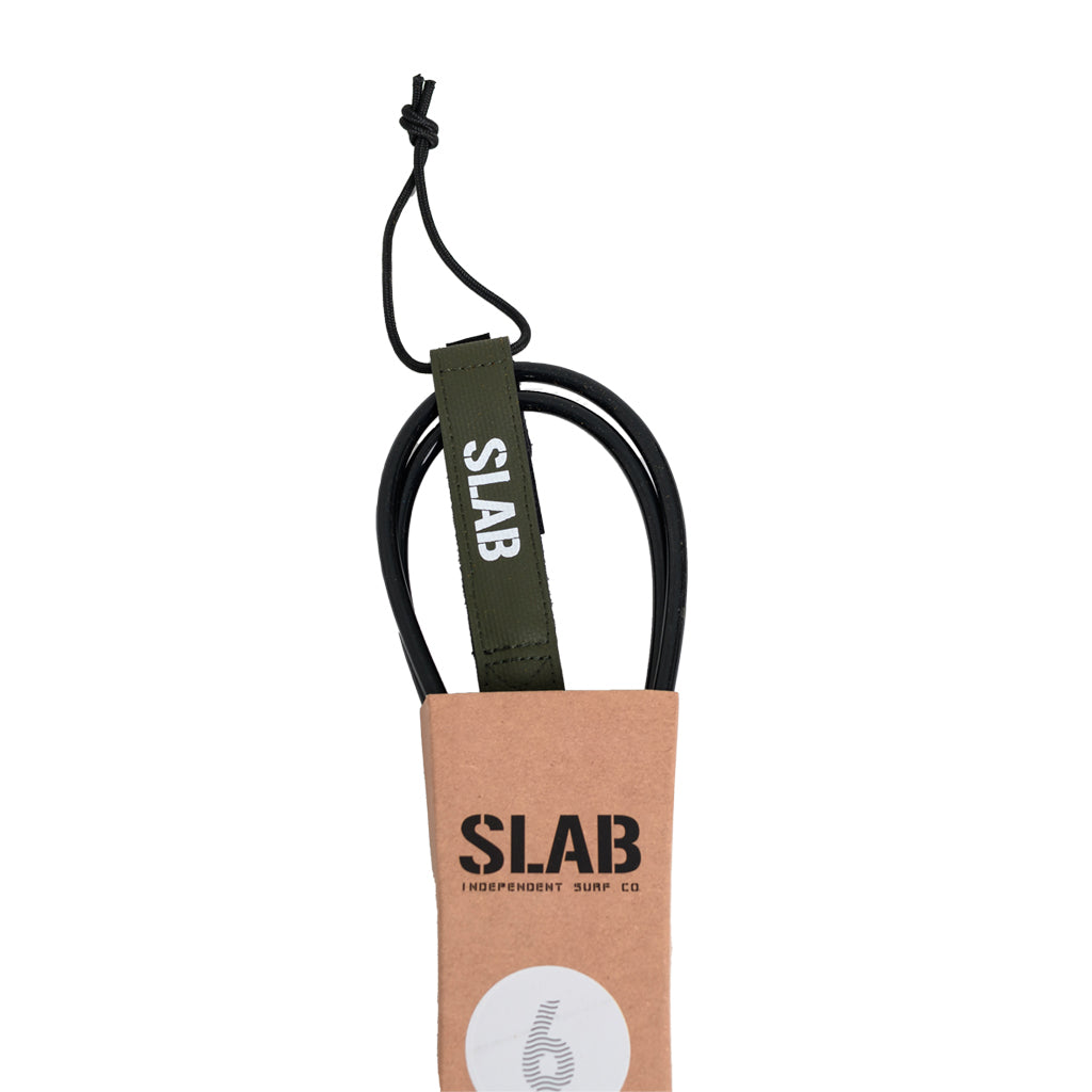 LEASH SLAB COMP 6'0 x 7mm - Black/Army