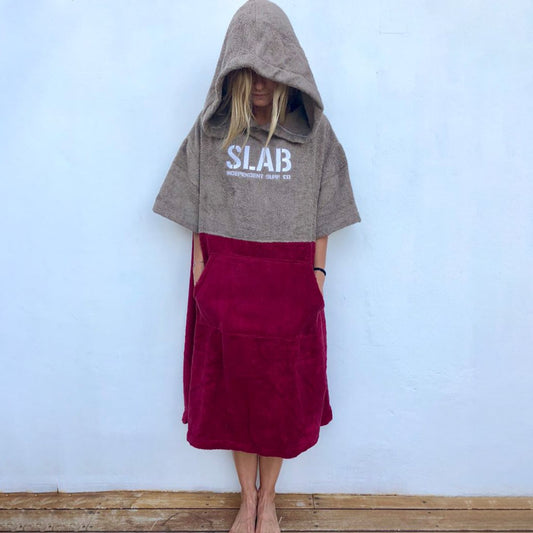 Poncho SLAB PONCHO - Garnet