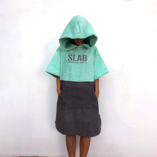 Poncho SLAB PONCHO - Water Green