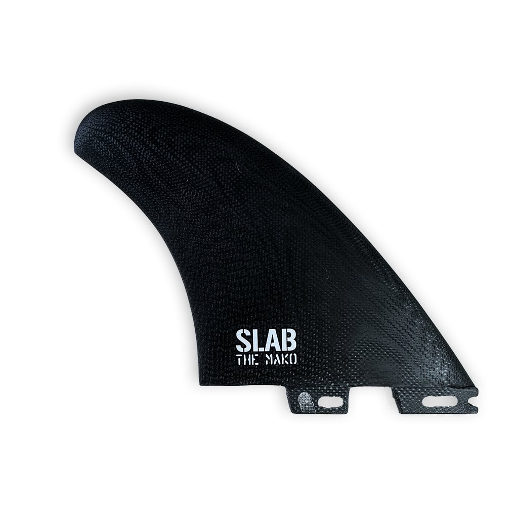 SLAB Twins THE MAKO Fins - Black - 2 Tabs Click