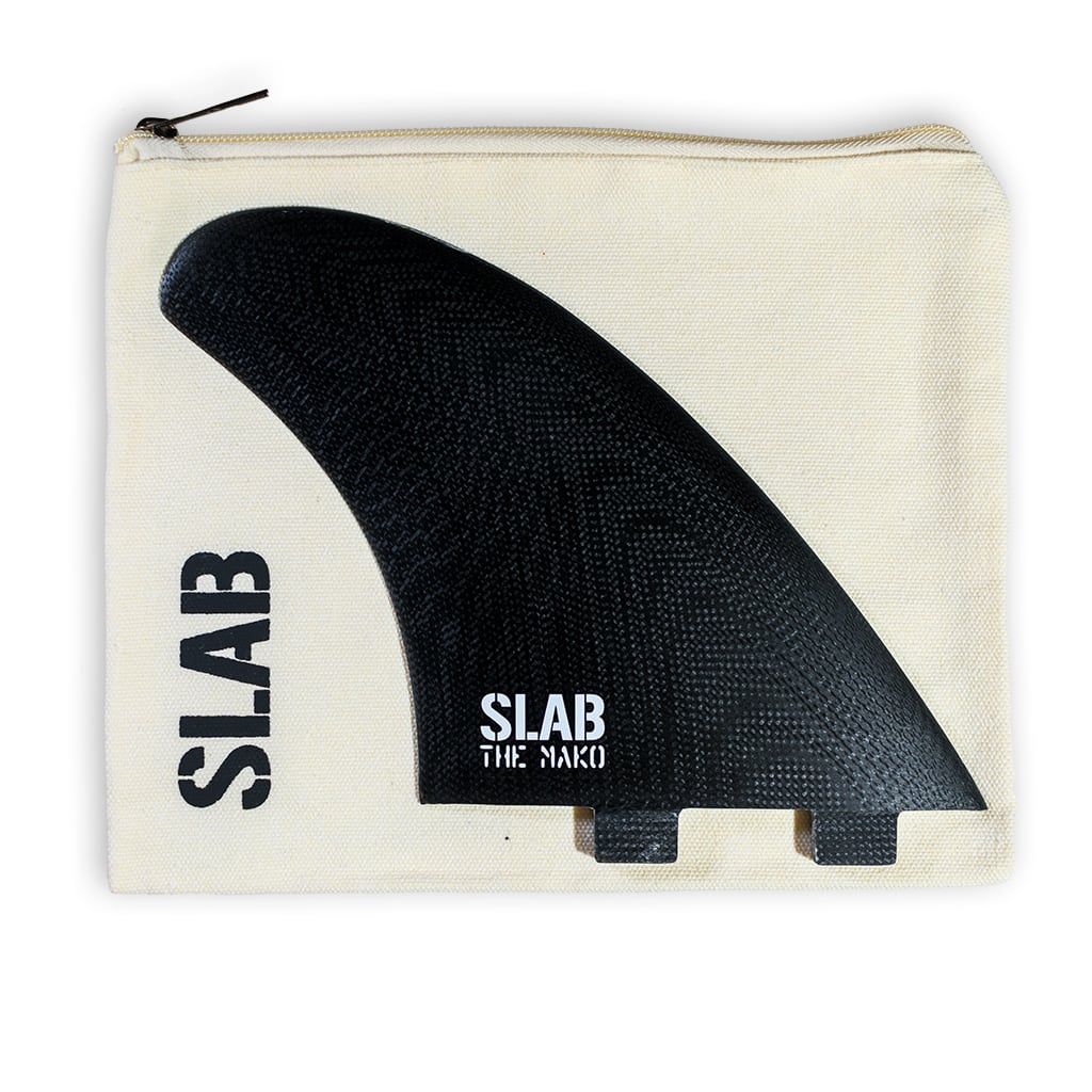 SLAB Twins THE MAKO fins - Black - FCS