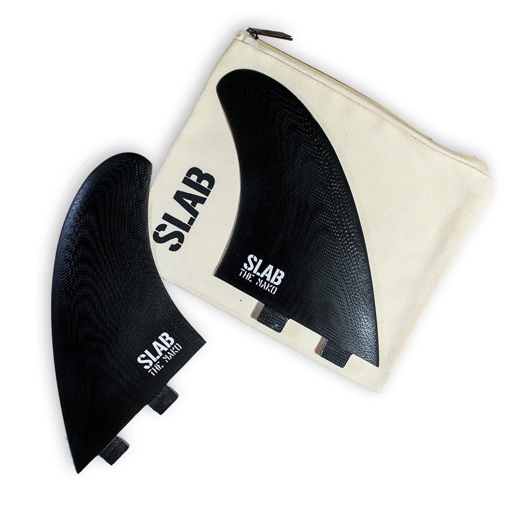 SLAB Twins THE MAKO fins - Black - FCS