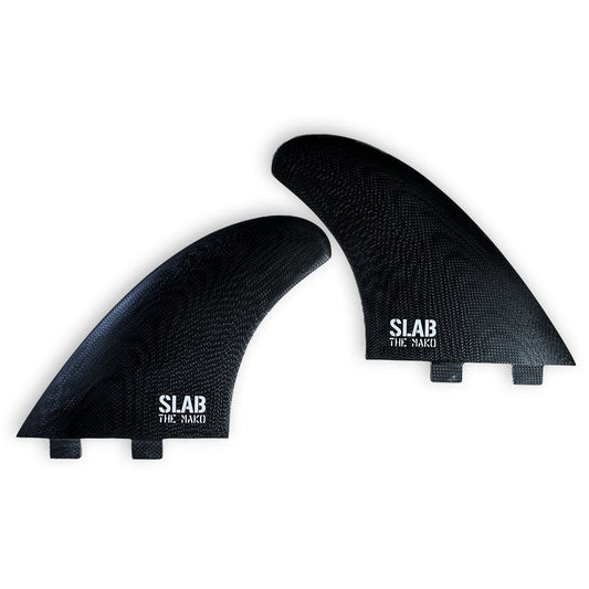 SLAB Twins THE MAKO fins - Black - FCS