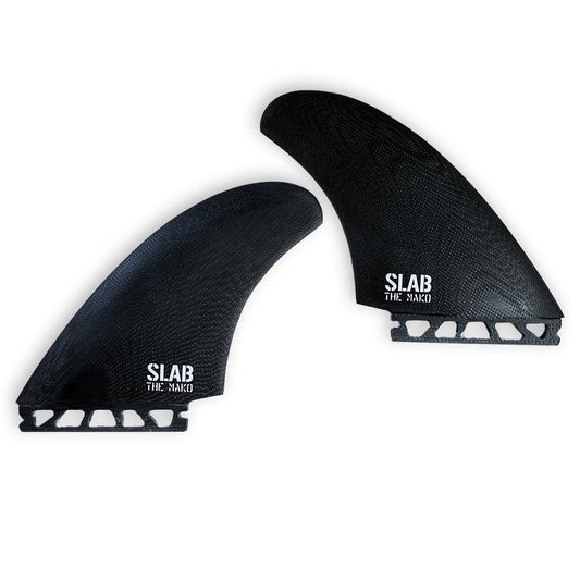 SLAB Twins THE MAKO fins - Black - Futures