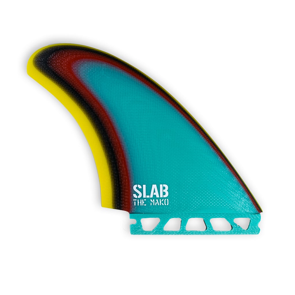 SLAB Twins THE MAKO fins - Raimbow - Futures