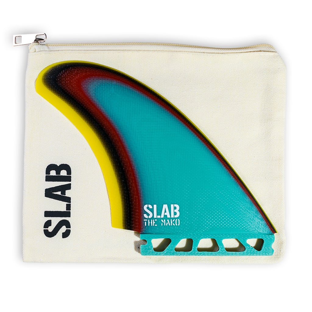 SLAB Twins THE MAKO fins - Raimbow - Futures