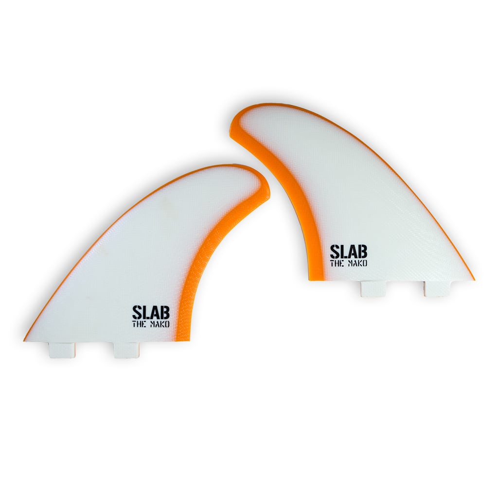 Quillas SLAB Twins THE MAKO - White/Amber - FCS
