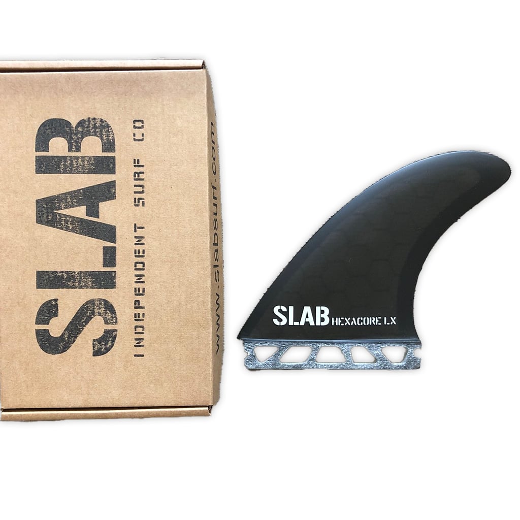 SLAB THRUSTER HEXACORE fins - Full Black - Futures