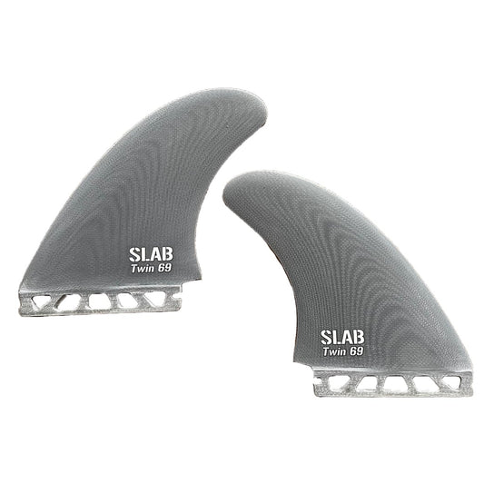 SLAB Twins 69 MR fins - Gray - Futures