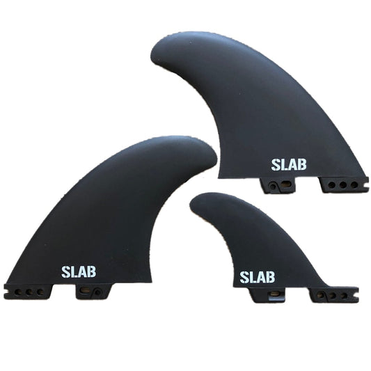 SLAB Twins MR 2+1 GlassFlex - Noir - 2 Tabs Click